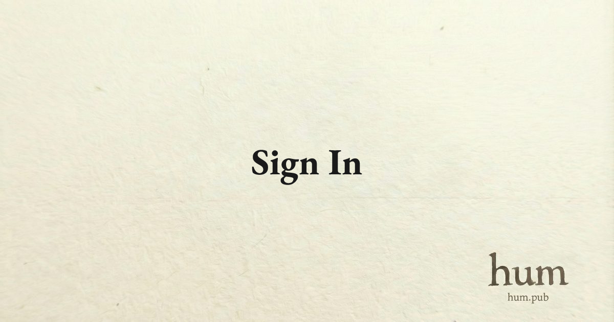 Sign In | hum