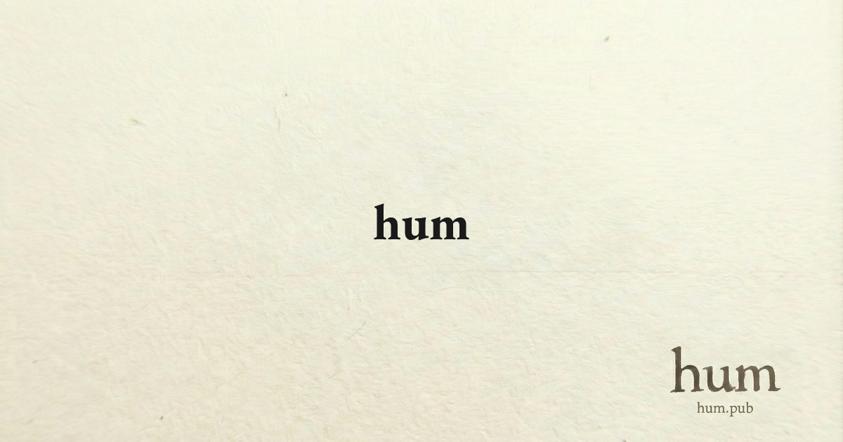 hum — AI-native publishing